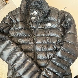 North Face black puffer jacket